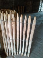 Staketenzaun 100 cm hoch mit einem Lattabstand von 2-4 cm.