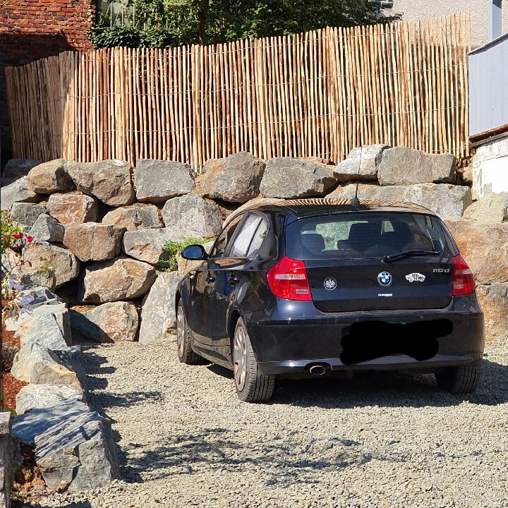 Sichtschutz Staketenzaun Sichtschutz Parkplatz Auto Kastanienzaun Holzzaun Garten