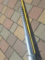 Einschraubbodenhülse rund für 80mm Rundholz, zum Einschrauben, Einschraublänge 75cm