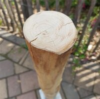 Rundholz Kastanie Höhe 80 cm Durchmesser ca 8cm Ohne Zubehör (ohne Aufpreis)