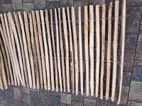 Sonderproduktion Proline Staketenzaun Kastanie 120 cm hoch, 10m Länge, Lattabstand ca 2-4cm, ohne Spitzen