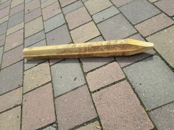 Restposten Fünfkant Zaunpfahl 75cm