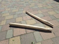 NEU Spaltpfahl Eiche Höhe 80cm, Umfang 15/20cm, mit...