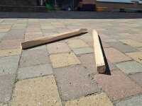 NEU Spaltpfahl Eiche Höhe 80cm, Umfang 15/20cm, mit...