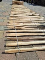 NEU Staketenzaun Eiche 120 cm hoch, 5m-Rolle, Lattabstand ca 4-6cm