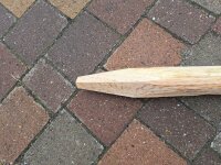 NEU Spaltpfahl Eiche Höhe 200cm, Umfang 26/32, mit Spitze