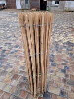 NEU Staketenzaun Eiche 150 cm hoch, 5m-Rolle, Lattabstand...