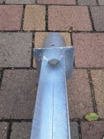 extralange Einschlagbodenhülse rund für 80mm Rundholz Einschlagtiefe 60cm