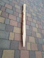 NEU Spaltpfahl Eiche Höhe 150cm, Umfang 26/32, mit Spitze