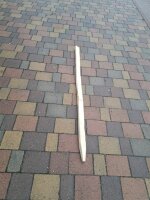 NEU Spaltpfahl Eiche Höhe 180cm, Umfang 20/24, mit Spitze