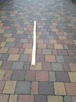 NEU Spaltpfahl Eiche Höhe 180cm, Umfang 20/24, mit Spitze