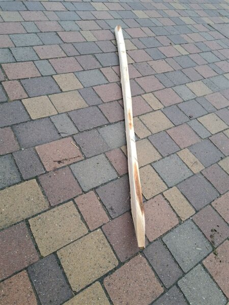 NEU Spaltpfahl Eiche Höhe 200cm, Umfang 20/24, mit Spitze