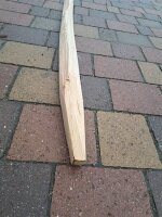 NEU Spaltpfahl Eiche Höhe 200cm, Umfang 20/24, mit Spitze