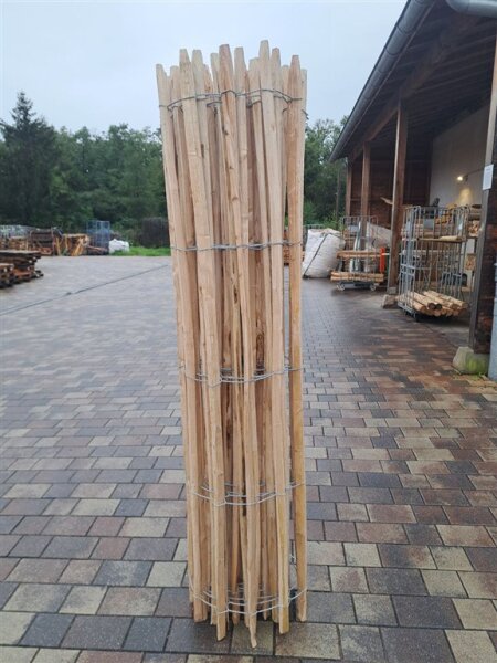 Proline Staketenzaun Kastanie 200 cm hoch, 5 m, Lattabstand ca 8-10cm