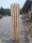 Proline Staketenzaun Kastanie 200 cm hoch, 5 m, Lattabstand ca 8-10cm