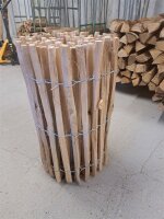NEU Staketenzaun Eiche 80 cm hoch, 5m-Rolle, Lattabstand...