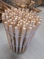 NEU Staketenzaun Eiche 80 cm hoch, 5m-Rolle, Lattabstand ca 2-4cm