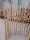 NEU Staketenzaun Eiche 80 cm hoch, 5m-Rolle, Lattabstand ca 2-4cm