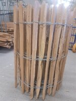 NEU Staketenzaun Eiche 80 cm hoch, 10m-Rolle, Lattabstand ca 8-10cm