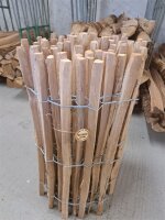 NEU Staketenzaun Eiche 80 cm hoch, 5m-Rolle, Lattabstand...