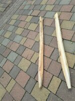 NEU Spaltpfahl Eiche Höhe 130cm, Umfang 20/24cm, mit Spitze