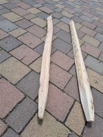 NEU Spaltpfahl Eiche Höhe 130cm, Umfang 20/24cm, mit Spitze