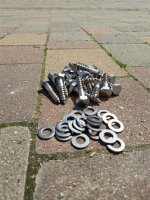Edelstahl Schrauben Sechskant 10x50 passend für...