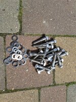 Edelstahl Schrauben Sechskant 10x50 passend für...