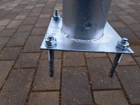 Betonanker für Bodenhülsen 10x90 4 Stück