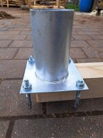 Betonanker für Bodenhülsen 10x90 4 Stück
