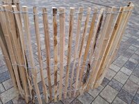 Sonderproduktion Proline Staketenzaun Kastanie 100 cm hoch, 10m Länge, Lattabstand ca 2-4cm, ohne Spitzen