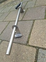 Bodenschieber für z.B. Torauflauf 500mm Edelstahl