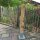 Rundholz Kastanie Höhe 80 cm Durchmesser ca 8cm