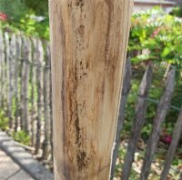 Rundholz Kastanie Höhe 120 cm Durchmesser ca 8cm