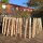 Proline Staketenzaun Kastanie 50 cm hoch, 10m-Rolle, Lattabstand ca 8-10cm