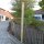Spaltpfahl Kastanie Höhe 200cm, Umfang 26/32, mit Spitze, angegraut