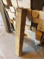 Vierkantpfosten Kastanie 80cm Länge 8x8, grau