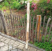 Querriegel 200cm aus Kastanie, halbiertes Rundholz...