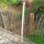 Querriegel 200cm aus Kastanie, halbiertes Rundholz geschliffen