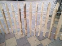 Proline Staketenzaun Kastanie 60 cm hoch, 10m-Rolle,...