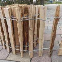 Proline Staketenzaun Kastanie 40 cm hoch, 1m-Schnittware...