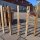 Proline Staketenzaun Kastanie 8-10cm Lattabstand 40cm Höhe 3m Länge