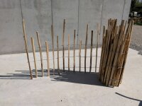 Kastanie Staketenzaun Dolomit 80/120 cm hoch, 10m-Rolle,...
