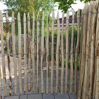 Proline Staketenzaun Kastanie 120 cm hoch, 10m-Rolle,...