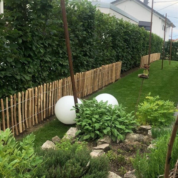 Proline Staketenzaun Kastanie 50 cm hoch, 10m-Rolle, Lattabstand ca 4-6cm