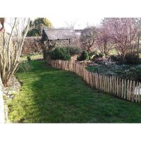 Proline Staketenzaun Kastanie 50 cm hoch, 1m-Schnittware...