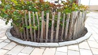 Proline Staketenzaun Kastanie 50 cm hoch, 1m-Schnittware...