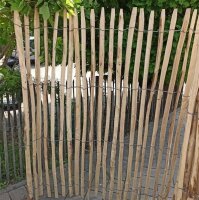 Proline Staketenzaun Kastanie 175 cm hoch, 5 m, Lattabstand ca 4-6cm