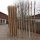 Proline Staketenzaun Kastanie 175 cm hoch, 5 m, Lattabstand ca 8-10cm
