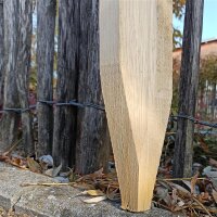 Fünfkant-Zaunpfahl Kastanie Höhe 180 cm zu Zaun Höhe 120 cm Durchmesser ca 6-8 cm mit Spitze